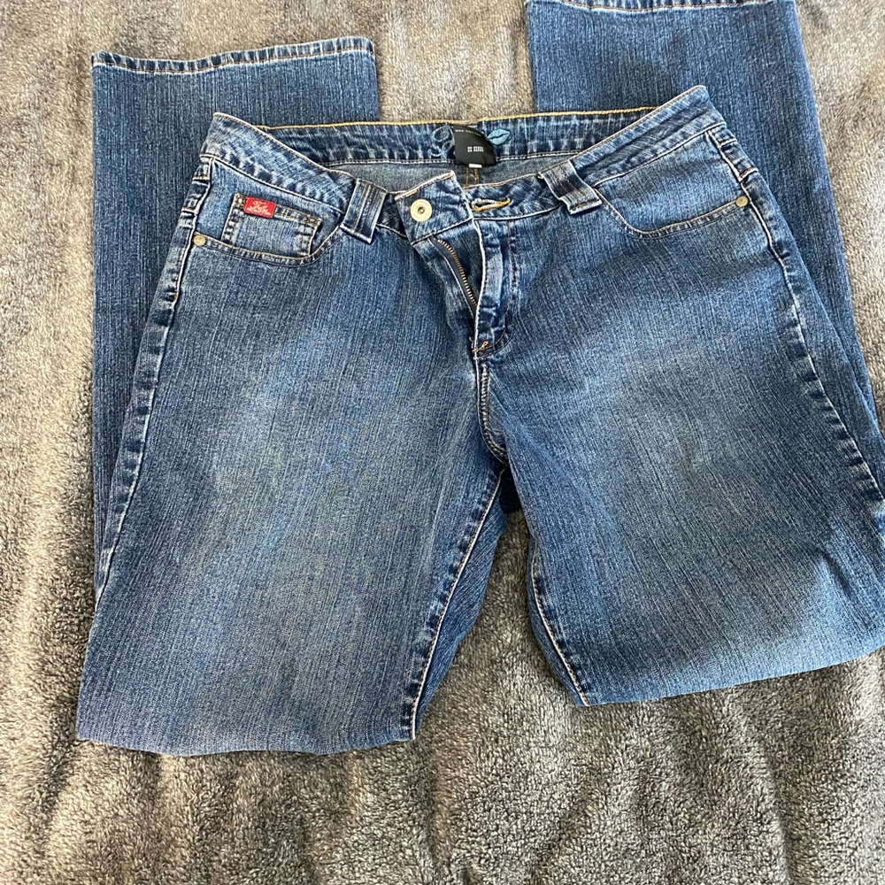 FUBU Blue Straight Leg Jeans Classic Denim vtg 13/14